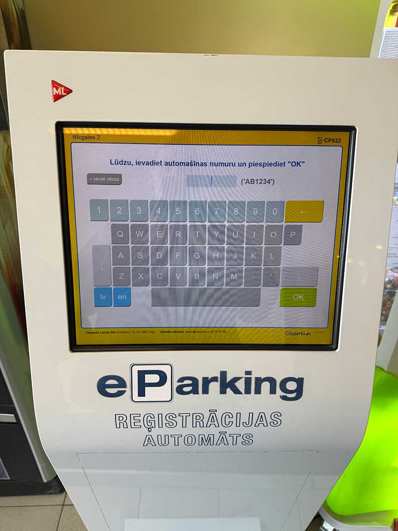 parking automats lionvet plavnieki