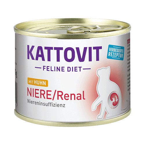 Kattovit-Feline-Niere-Renal-Huhn-185g